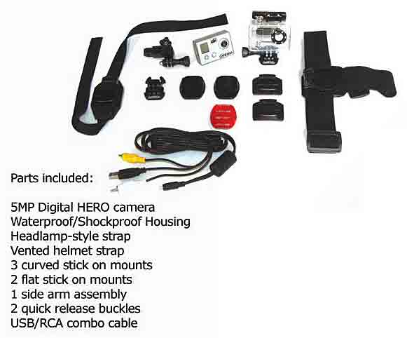 GoPro Digital Video Camera Options